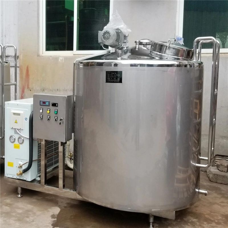 1000L 2000L 3000L 4000L Raw Fresh Dairy Milk Storage Tank