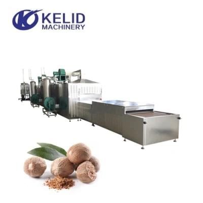 50 Kw Industrial Microwave Nutmeg Seeds Drying Sterilizing Machine