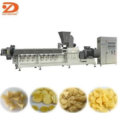 Crispy Extruded Fry Wheat Corn Flour Pellet 3D Snacks Machine