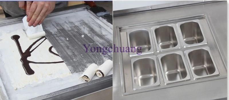 Fry Ice Cream Machine with Pedal Defrost and Temperature System