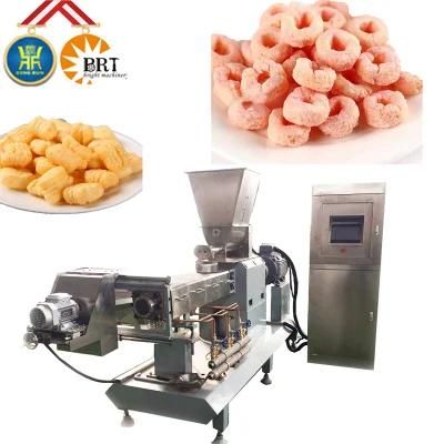 Semiautomatic Corn Puff Machines Fried Dough Snacks Machine