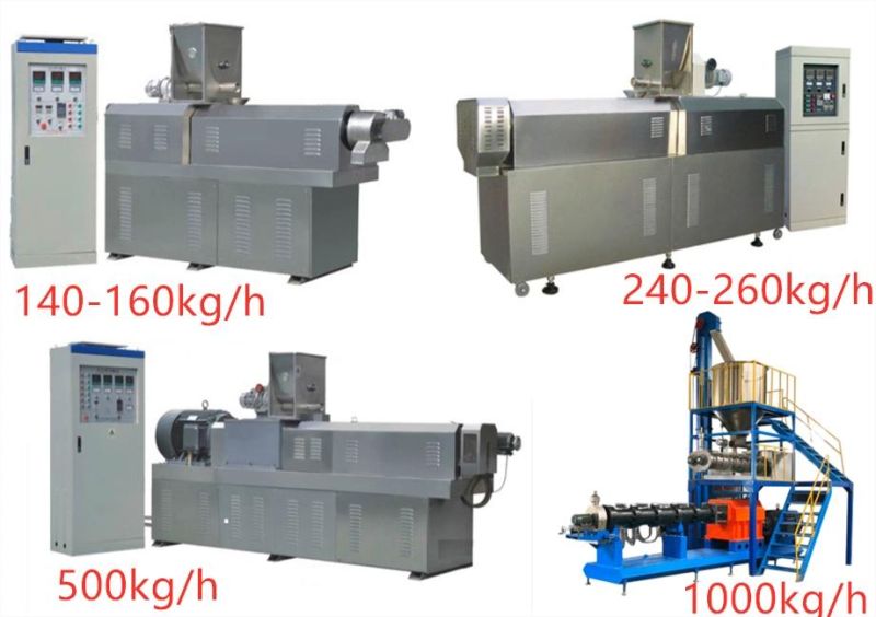 Automatic Twin Screw Extrusion Fish Feed Machinery