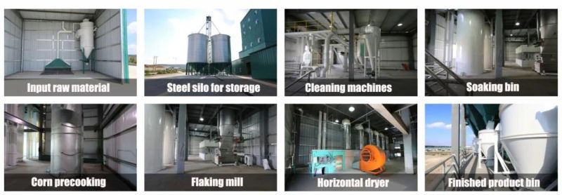 Flaking Mill Precooked Corn Flour Mill Machine