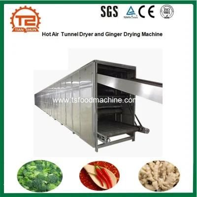 Hot Air Tunnel Dryer and Ginger Drying Machine