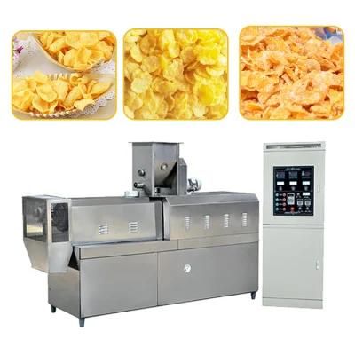 Cereal Corn Flakes Extruder Making Machine Processing Line