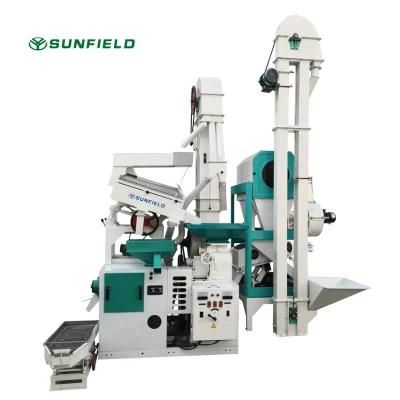 Small Grain Processing Agricultural Machine Rice Huller in Rice Mill