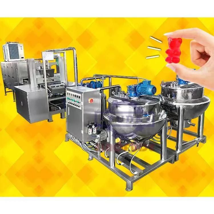 High Output PLC Control Jelly Gummy Making Machine and Production Line