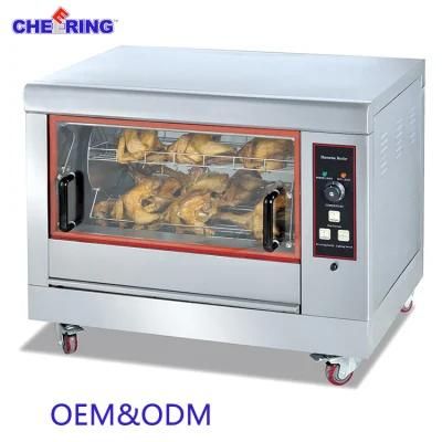 Single Deck Electric Chicken Rotisseries of Catering Equipment