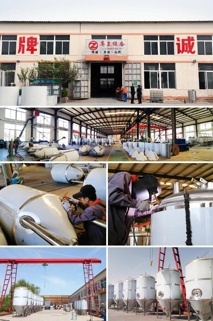 SS304 2500L Automatic Production Line Beer Brewing Equipment