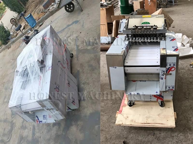 Stainless Steel Chicken Meat Dicer Machine / Beef Meat Cutting Machine