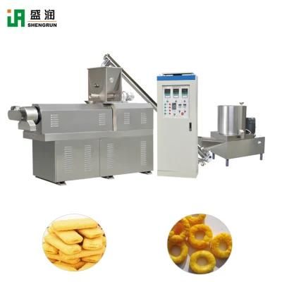 Twin Screw Corn Puffed Food Extruder Equipment Puff Snacks Making Machine Production Line