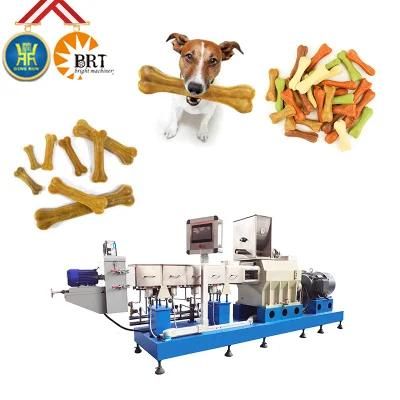 The Pet Treats Chews Making Machine Can Produce Different Shape Pet Treats by Changing The ...