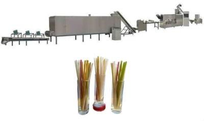 Edible Rice Flour Drinking Straw Making Machine Sucking Straw Production Line