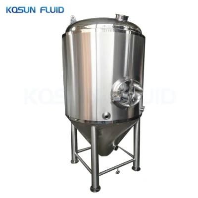 5000L Stainless Steel Jacketed Conical Ethanol Beer Cider Fermenting Tank