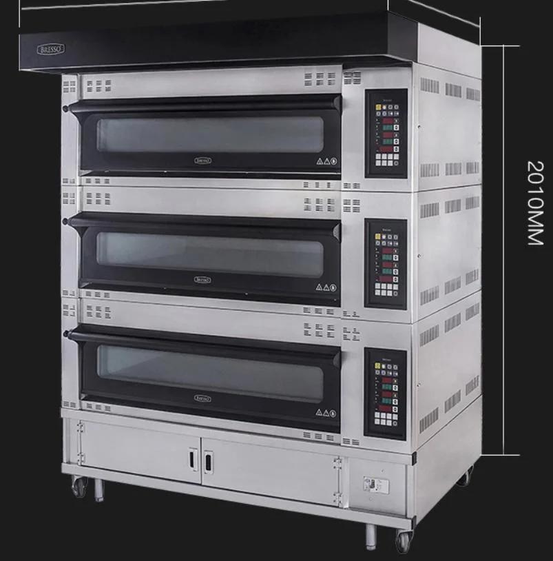 Three Layers Six Plates Elecrtic Pizza and Bread Microwave Bakery Oven