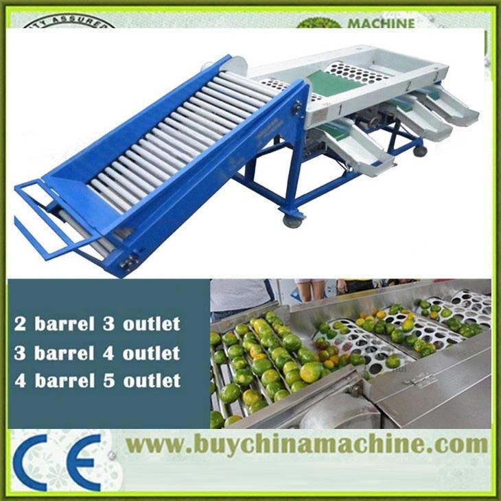 Orange Washing Waxing Size Sorting Machine