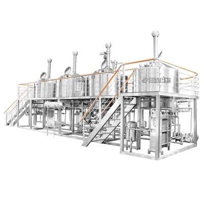 2000L Steam Jacketed Brewery Equipment Steam Heating Brewing System