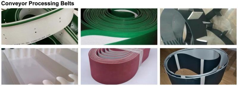 Low Noise Non-Stick Foodgrade Troughable Polyurethane Conveyor Belt From Chinese Manufacturer