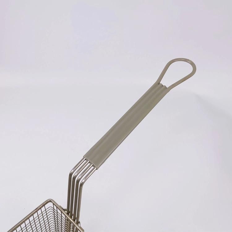 French Fries Basket Strainer Kitchen Accessories Stainless Steel Wire Mesh Fry Basket for Deep Fat Fryer