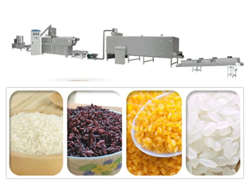 Rice Extruder Machine Artificial Rice Processing Line