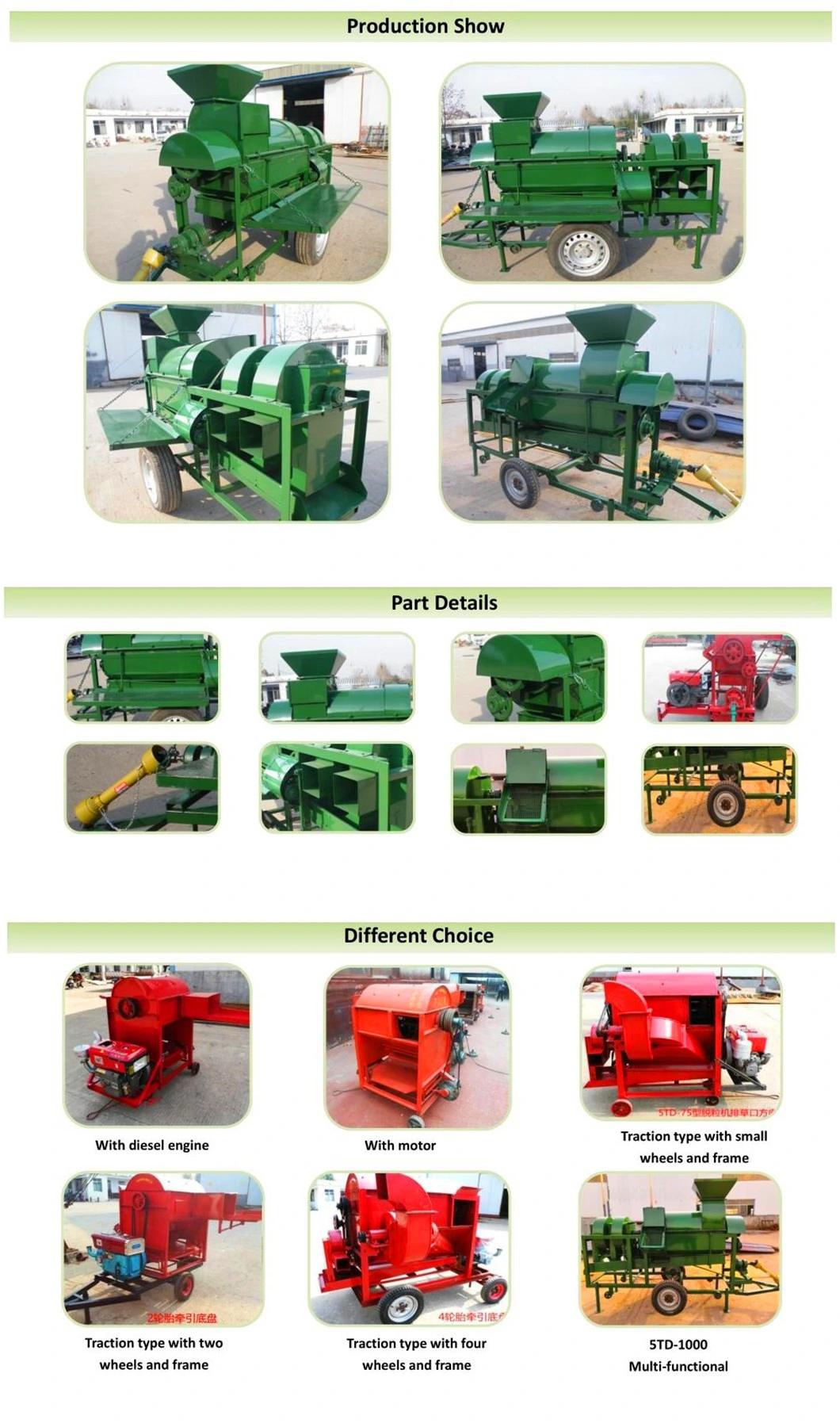 Corn Maize Wheat Barley Threshing Machine Sorghum Paddy Rice Thresher