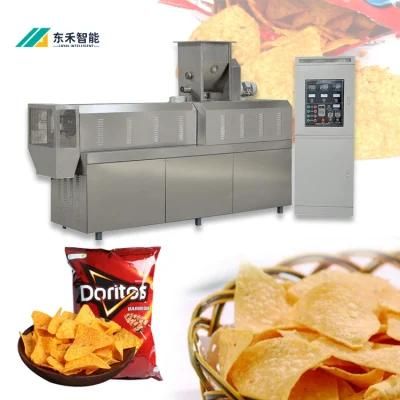 250kg/H Fried Corn Chips Making Machine Baked Doritos Machinery Crispy Chip Making Machine