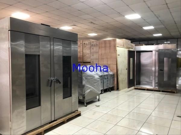 Commercial Bread Dough Proofer High Capacity Baked Food Bakery Production Line Snacks Dough Prover 64 Trays Dough Proofer