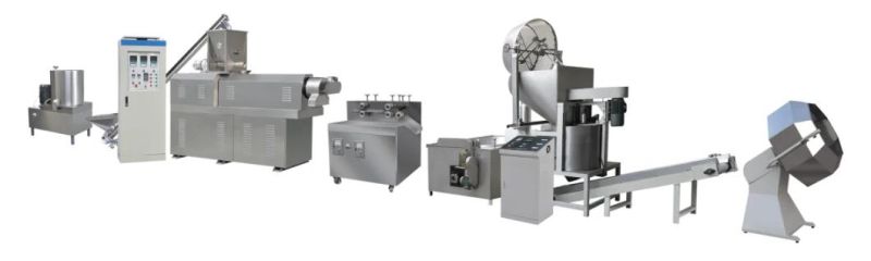 Automatic Frying Snack Food Production Line Snack Food Processing Machinery