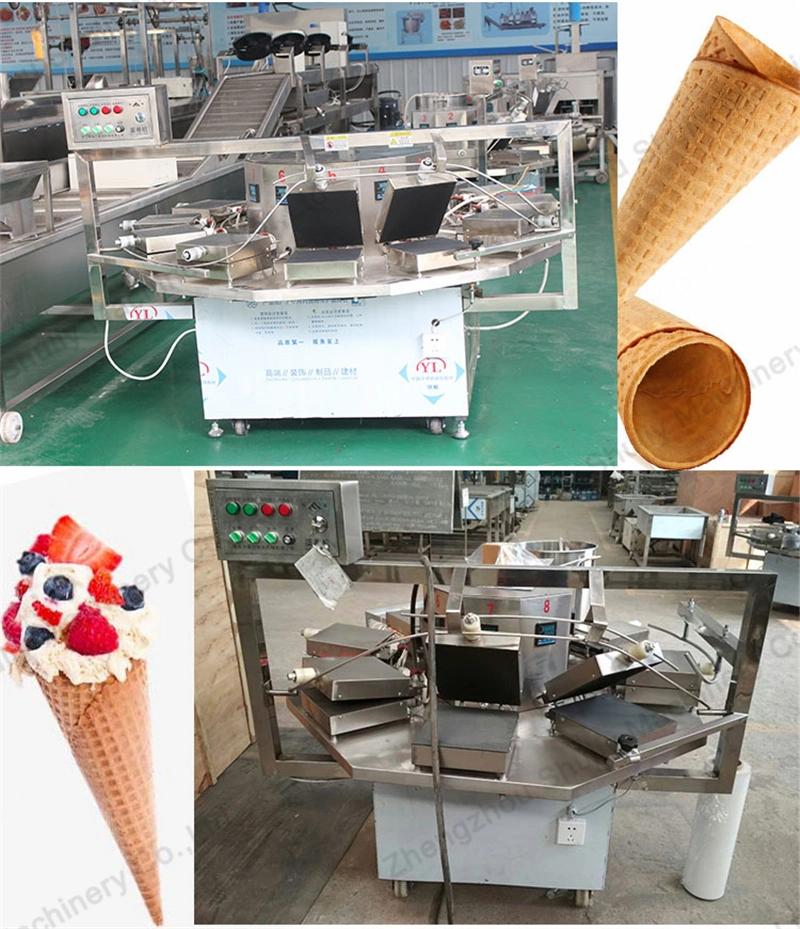 Industrial Ice Cream Cone Maker Machine Egg Roll Wafer Making Machine