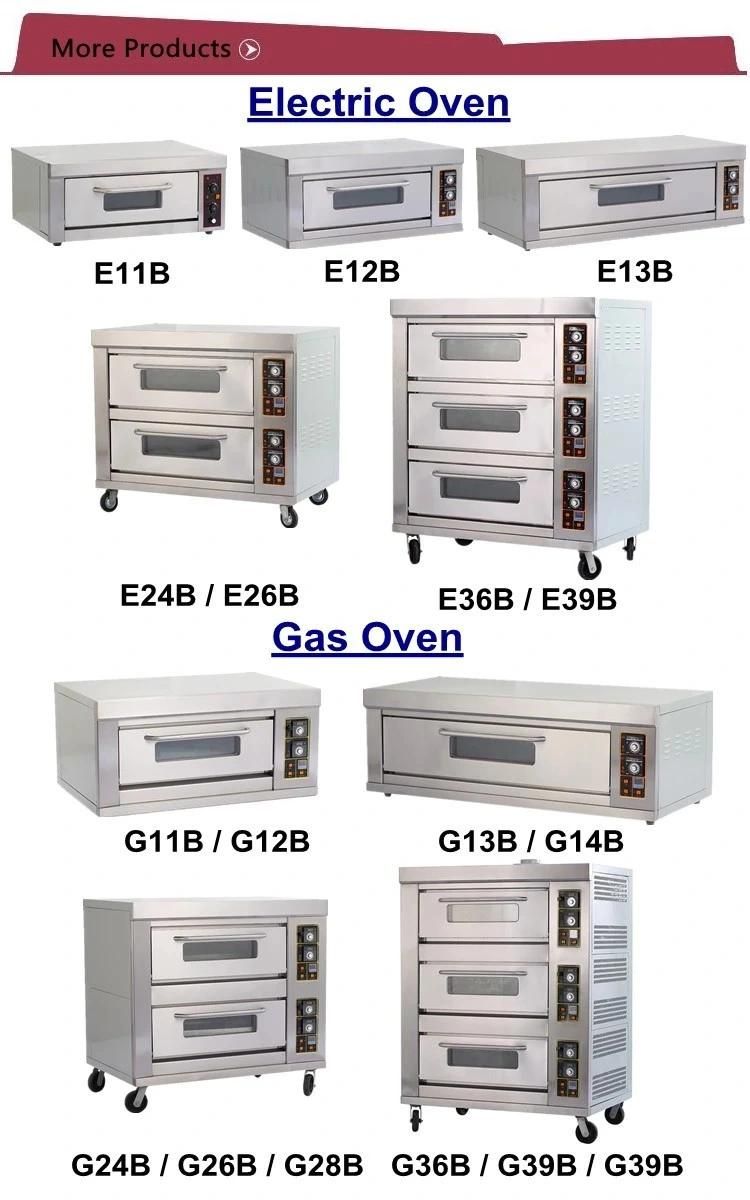 Commercial Industrial Electric Bakery Baking Equipment Single Deck Pizza Oven