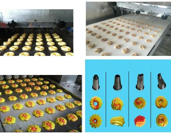 Double Color PLC Cookies Machine