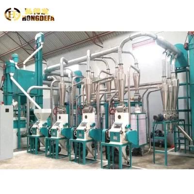 Nairobi Kenya 20t/24h Maize Corn Flour Grinding Milling Machine