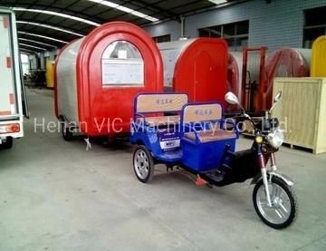 Electric motor driven mobile food cart