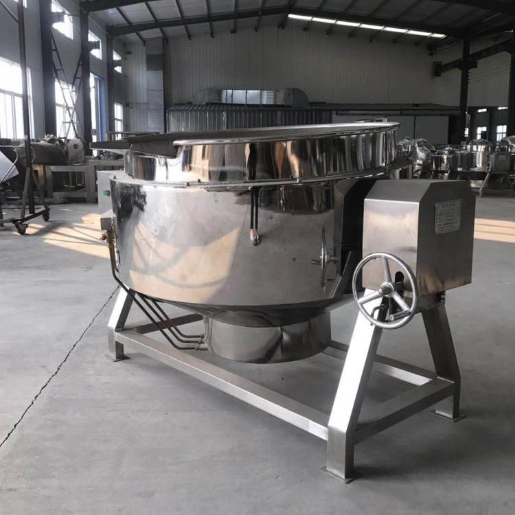 100L/200L Industrial Steam/Electric Jacketed Kettle Cooking Mixer Pot Jacket Kettle with Agitator