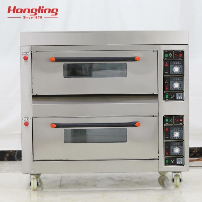 Professional 2 Layer Machine Gas Oven for Baking Cupcakes