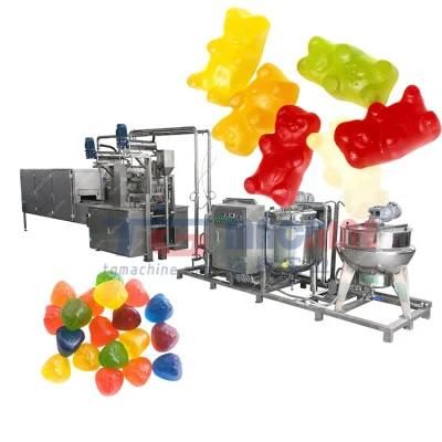 Jelly in Oil Depositing Machine/Jelly Fruit Making Machine/Jelly Fruit Machine/Jelly Candy ...