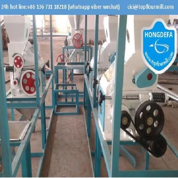 Low Cost Bakery Flour 10t Wheat Flour Milling Machine