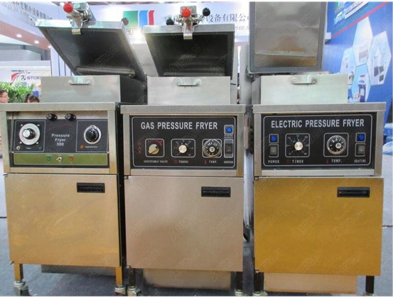 Mdxz25 Gas Commercial Chicken Pressure Fryer for Chickens with Manual Control Panel LPG Natural Gas