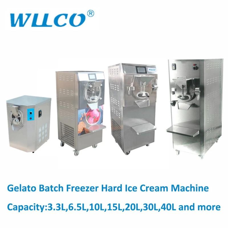 Wellcooling Batch Freezer Gelato Machine Ice Cream Machinery