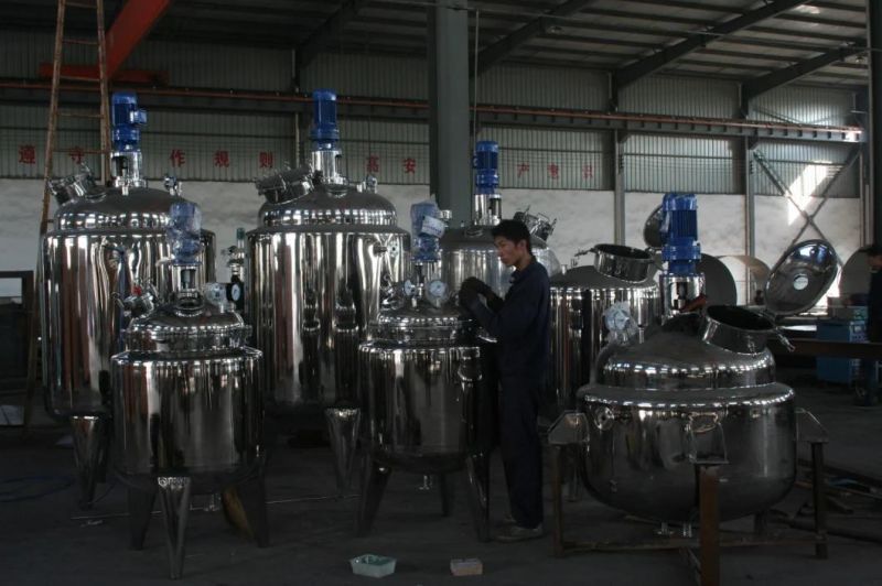 Stainless Steel Mirror-Polished Fermentation Tank with Stirring System