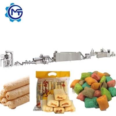 Full Automatic Core Filling Snacks Machine Processing Line