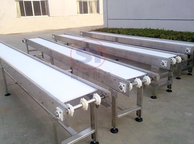 Material Handling Equipment Stainless Steel Food PVC Belt Conveyor