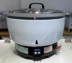 Big Gas Rice Cooker 10 Liter with Stretched Aluminum Inner Pot for 50 Persons 50 Cups Rice ...