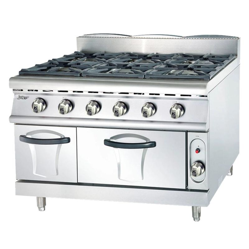 Gh997A Gas Range with 6 Burner with Gas Oven