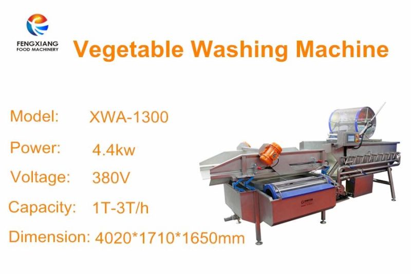 Xwa-1300 Vortex Type Vegetable Washing Machine Vegetable Washer Processor