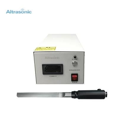 28kHz 500watt Ultrasonic Food Cutting Knife Cake Cutter Length 220mm Food Industry Easy ...