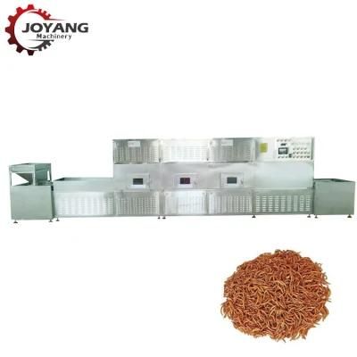 Insects Drying Tunnel Continuously Microwave Drying Machine