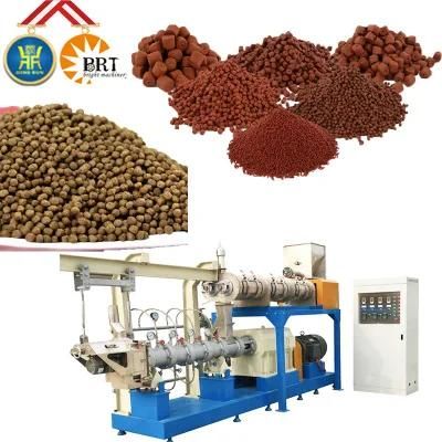 Big Capacity Automatic Animal Pet Fish Feed Pellet Extruder Fish Food Processing Machine