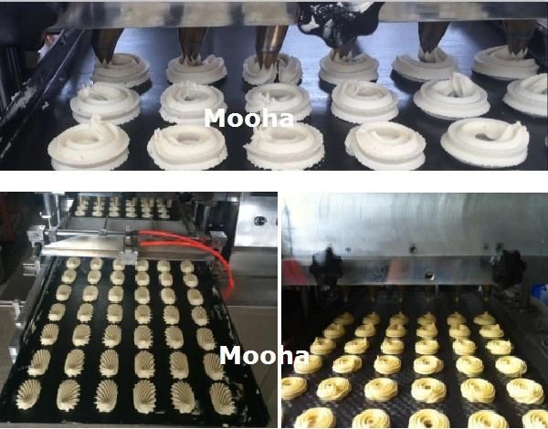 PLC Control Drop Cookie Machine Cookie Dropping Machine Biscuit Forming Machine