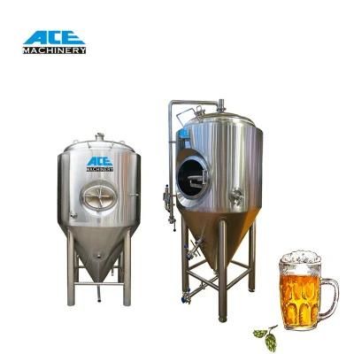 Price of Stainless Steel 304 316 600L 700L 800L Craft Beer Equipment 1000L Double Jacketed ...